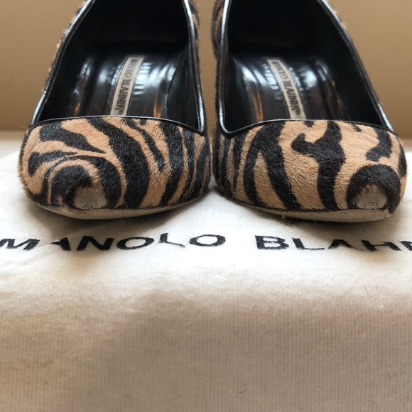Manolo Blahnik PARA zebra print pump - Picture 5 of 13